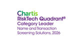 Chartis RiskTech Quadrant category Leader Name & Transaction Screening Solutions, 2026