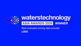 Waterstechnology Asia Awards 2026 Winner - Best evaluated pricing data provider LSEG